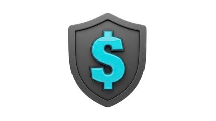 Shield with Dollar Sign