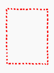 Hand drawn frame ribbon doodle collection