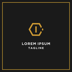 ci or ic hexagon logo