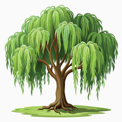 willow tree illustration