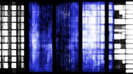 Big Data, Blockchain technology concept. 3d Blockchain Cubes. 3d illustration