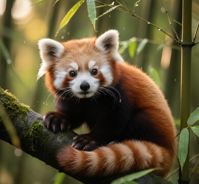 Red Panda Ailurus fulgens