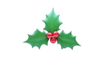 Christmas Holly with Red Berries