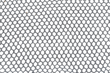 A textured pattern formed by mesh fabric or haberdashery netting