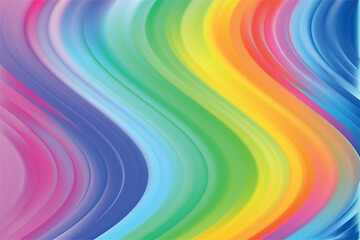 Obraz premium Abstract Rainbow Swirls Gradient Background vector