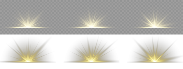 png starlight sparkle with brilliant glow holiday magic burst illuminated lens vibrant beam dust shining. Luxurious design style. Vector illustration Abstract glowing yellow vertical lighting lines.