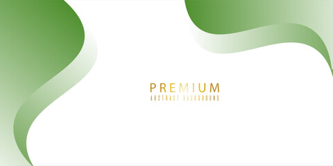 modern premium colorful wavy abstract background with gradient green soft color on background. EPS10, WEBSITE