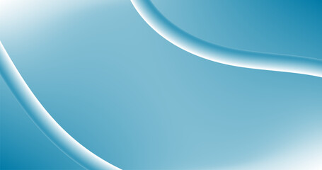 abstract Cerulean blue Gradient background with Fluid Pipe Lines for Copy Space