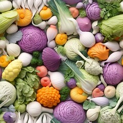 3d vegetables, vegetable pattern, seamless vegetable pattern, food seamless pattern, 3d food pattern, vegetable texture, food texture background, realistic vegetables
