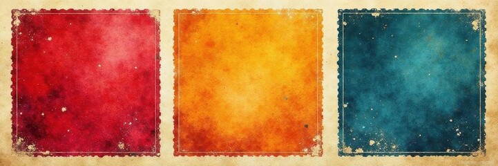 Faded ink stamp textures, vintage grunge aesthetic, black, design, seamless