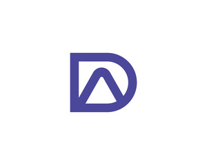 Fototapeta premium DA AD Logo Design
