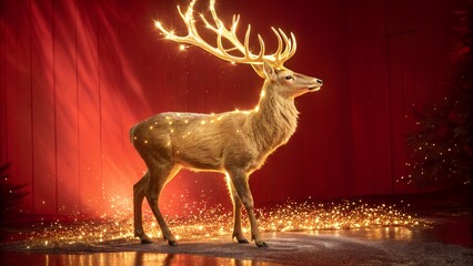  Magic Golden Deer In Shiny 