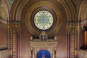 Spanish synagogue in the Jewsih quarter of Josefov, Prague