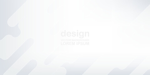 White Abstract Background with Soft Fluid Shapes and Minimal Design. Modern Trendy design in Vector Illustration