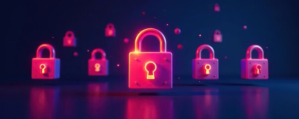 High-quality vector padlock icons, multiple views, for website UI , ui, graphic, design