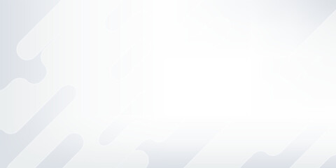 White Abstract Background with Soft Fluid Shapes and Minimal Design