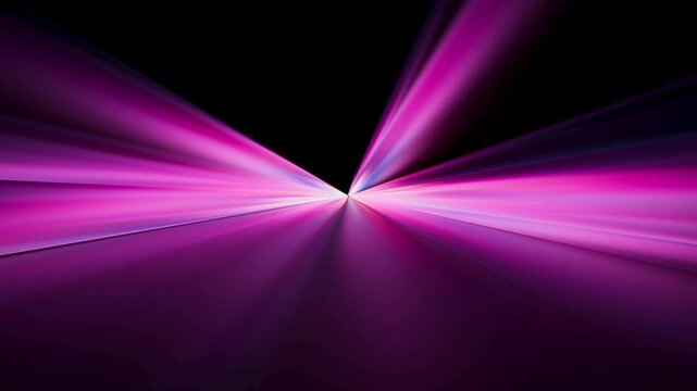 Glossy high-tech beams of vibrant color rapidly strobe in diagonal formation, creating a nightclub, festival-ready visual. 3D render animation.