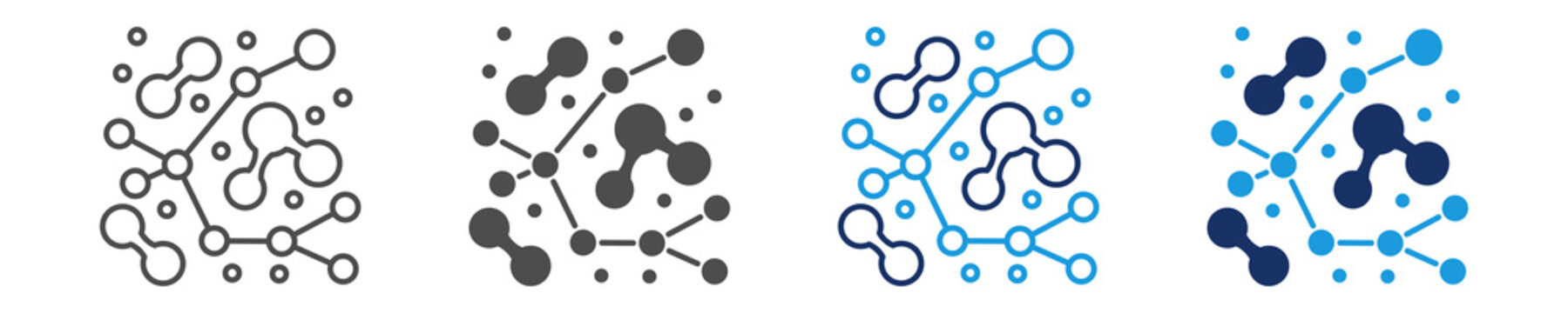 probiotic icon sheet multiple concept