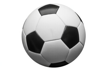 Fototapeta premium Classic black and white soccer ball