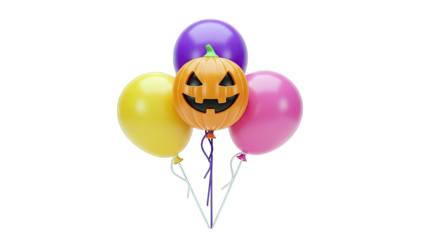 Halloween Pumpkin Balloon Arrangement