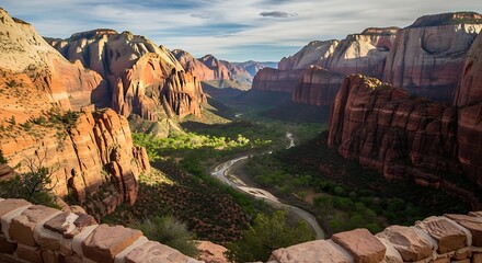 Zion Canyon View.
