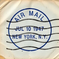 Vintage Airmail Envelope.
