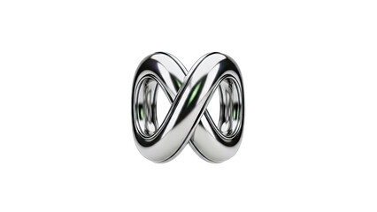 Chrome Infinity Symbol
