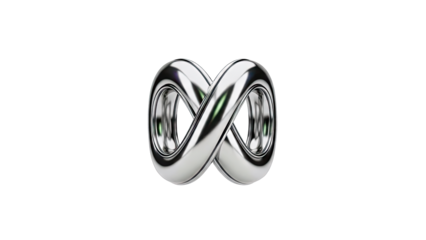 Chrome Infinity Symbol