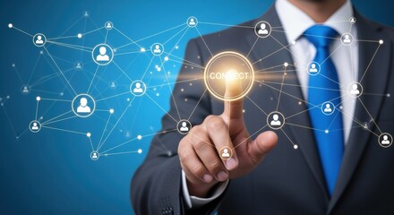 Connecting People: A Businessman Taps into Global Network for Business and Partnership Opportunities