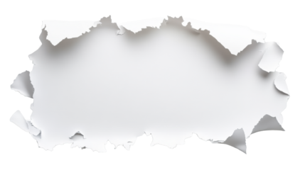 Torn Paper Transparent Background Design
