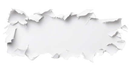 Torn Paper with Transparent Background