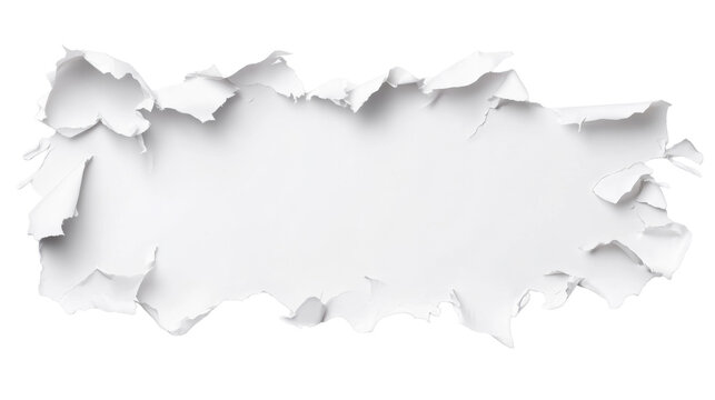 Torn Paper with Transparent Background