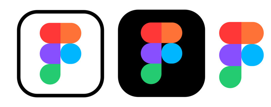 Figma Logo Vector Set, Figma App Icons, Complete Brand Icon Collection