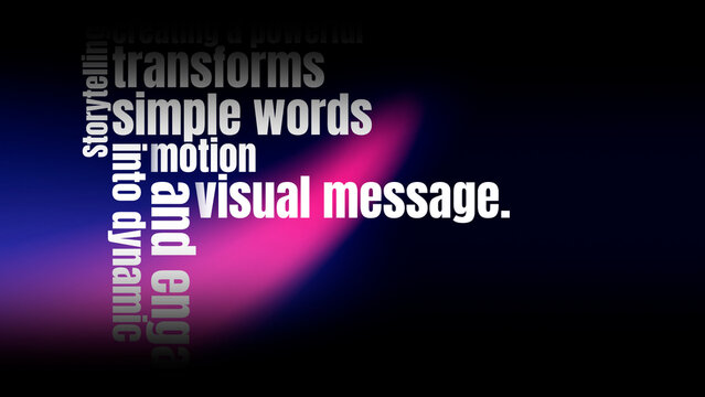 Dynamic Storytelling Typography | Animated Text Opener