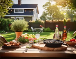 backyards transform into lively spaces for barbecue parties