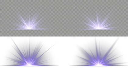Vibrant blue sparkling light burst and starburst explosion effect. Png starlight sparkle with brilliant glow holiday magic burst illuminated lens vibrant beam dust shining. Luxurious design style.