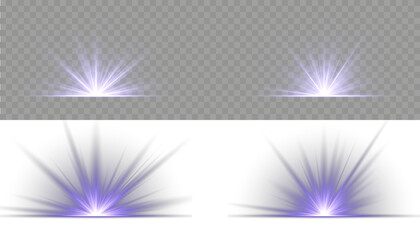 Radiant star effect for modern abstract design, luxurious overlays or colorful visual effects. Bright light explosion of sun rays on a dark background. Glow bright light star, yellow sun rays, bokeh.