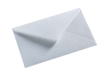 A clean, white envelope for letters, perfect for business and personal correspondence. Ideal for branding, invitations, and mailings.