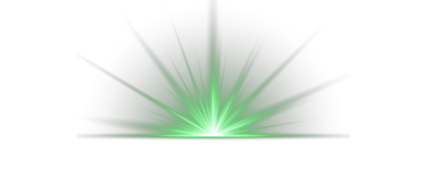 Glow bright light star, green sun rays, bokeh. Bright light explosion of sun rays on a dark background. Abstract glowing green vertical lighting lines on a dark background. Luxurious design style.