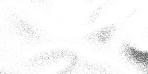 Gray dots forming abstract cloudy shapes on white background texture pattern