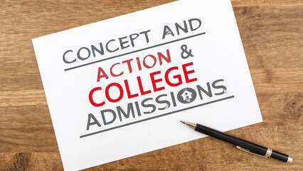CONCEPT AND ACTION & COLLEGE ADMISSIONS