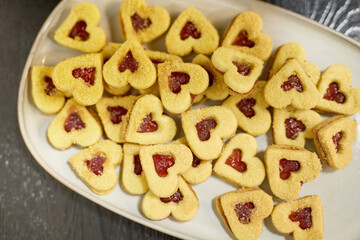 Various detail of wedding decorations, cookies, cakes, flowers and arranges