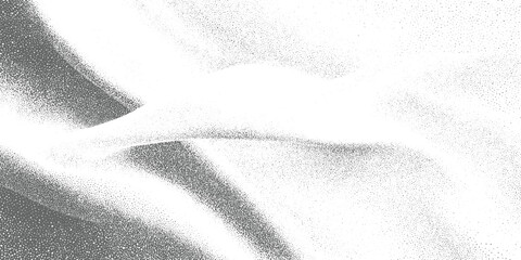 Abstract stippled texture with flowing grey and white organic shapes pattern