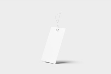 Blank Label Tag Mockup