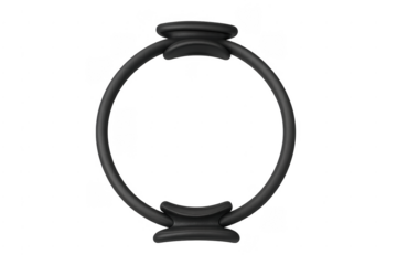 Black pilates ring magic circle for fitness training