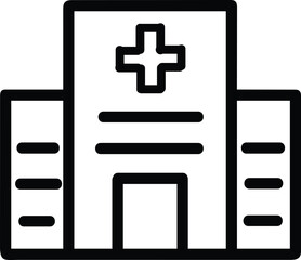 Obraz premium Building icon set. Containing structure, landmark, condo, government, school, church, hotel, shop, hospital, public buildings and more. Editable line icons. Vector illustration