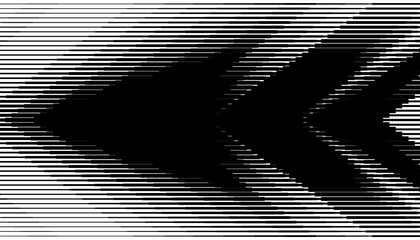 Black and white abstract geometric pattern with smooth transition effect for sporty background and jersey design. Vector Format Illustration. EPS10 