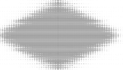 Black and white abstract halftone pattern with dash line for modern background and design element. Vector Format Illustration 