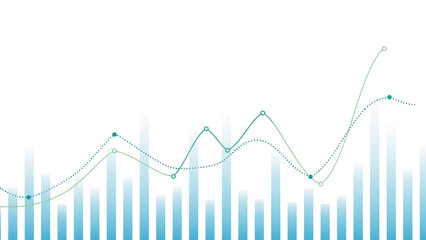 Transparent or png stock market investment trading graph growth.Trade business analytics graph and financial chart.Business trade analytics line graphs and financial chart investment. PNG chart