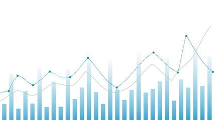 Transparent or png stock market investment trading graph growth.Trade business analytics graph and financial chart.Business trade analytics line graphs and financial chart investment. PNG chart